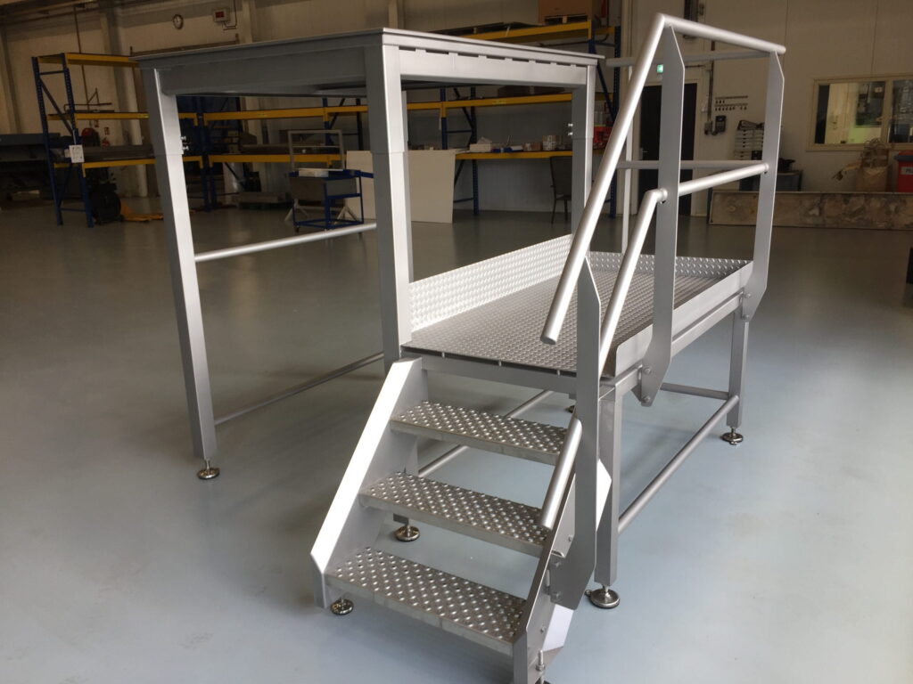 trap met bordes voedingsmiddelenindustrie