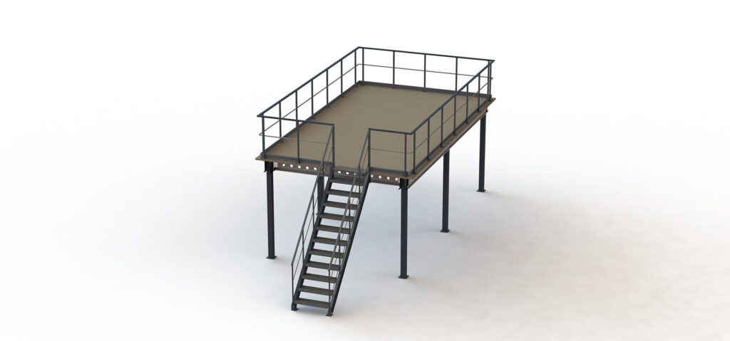 trap met bordes losstaand